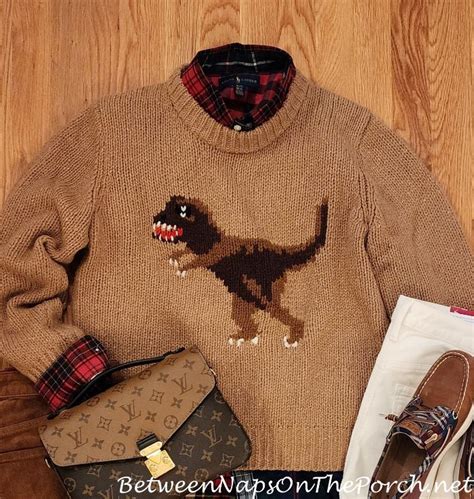coach dinosaur sweater dupe